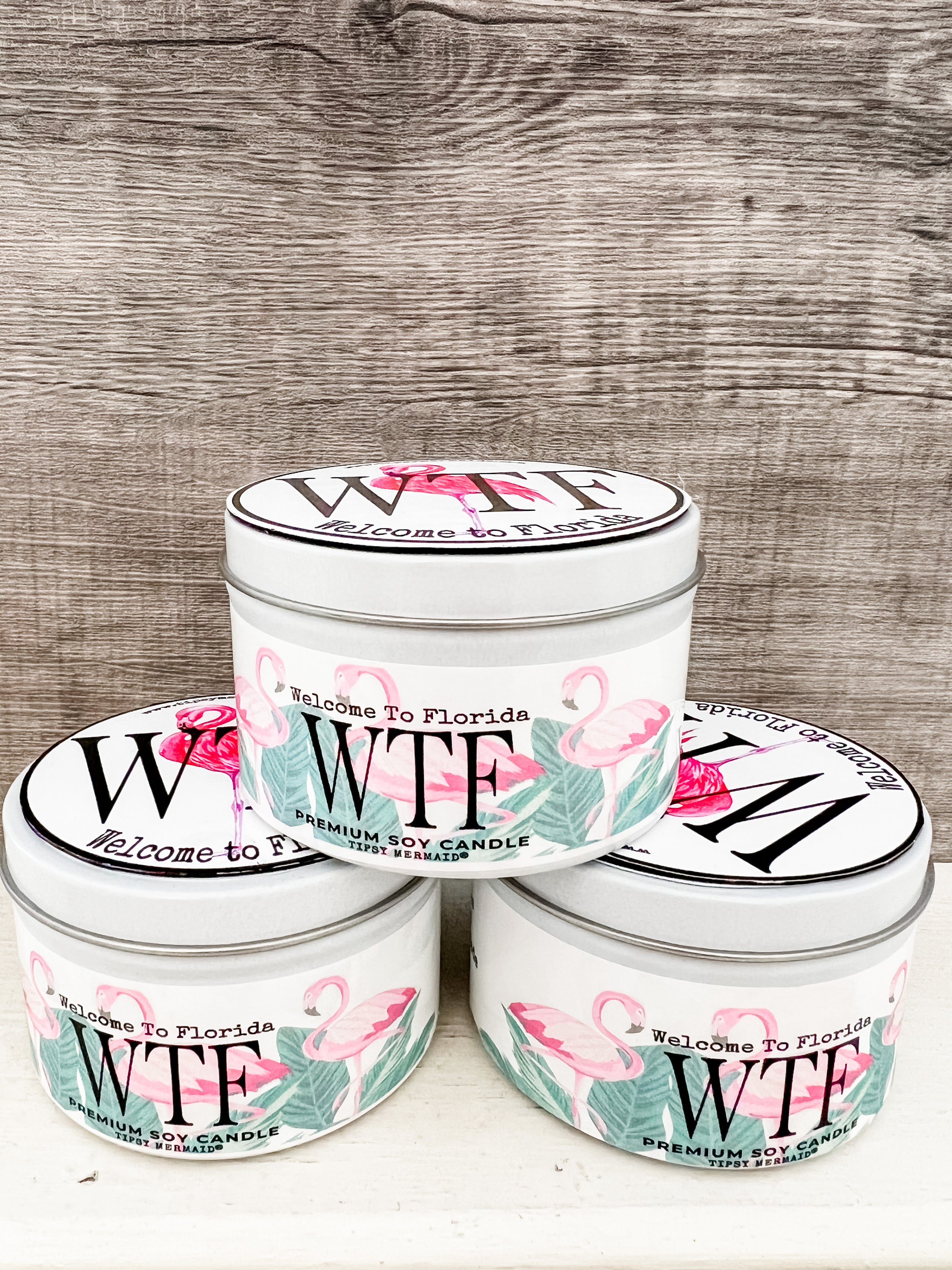 Candle WTF, to Florida! Premium Soy Candle Coastal Clothing